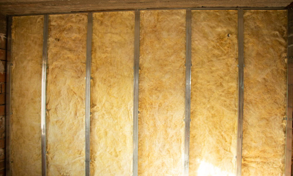 Wool wall insulation, internal insulation